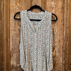 Jane and Delancey Black and White Tank Top